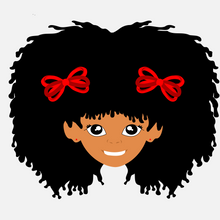 Load image into Gallery viewer, Wild Hair with Red Bows