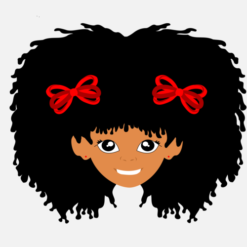 Wild Hair with Red Bows
